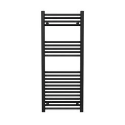 Toreno Black W500 x H1200mm Heated Towel Rail -Cheap Bathroom Heating Store 512 BS d2 460