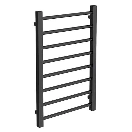 Brooklyn Black Nickel 800 x 500mm Straight Heated Towel Rail 4 Brooklyn Black Nickel 800 x 500mm Straight Heated Towel Rail - Image 2
