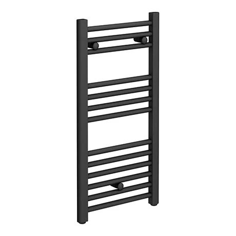 Diamond Heated Towel Rail - W400 x H800mm - Anthracite 3 Diamond Heated Towel Rail - W400 x H800mm - Anthracite