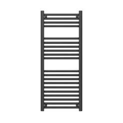 Diamond Heated Towel Rail - W500 x H1200mm - Anthracite -Cheap Bathroom Heating Store AFT5X1200 n d2 460