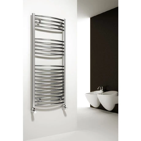 Reina Diva Curved Towel Rail - Chrome 3 Reina Diva Curved Towel Rail - Chrome