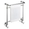 Heritage - Clifton Wall Mounted Heated Towel Rail with Crosshead Valves - AHC101 -Cheap Bathroom Heating Store AHC101 P