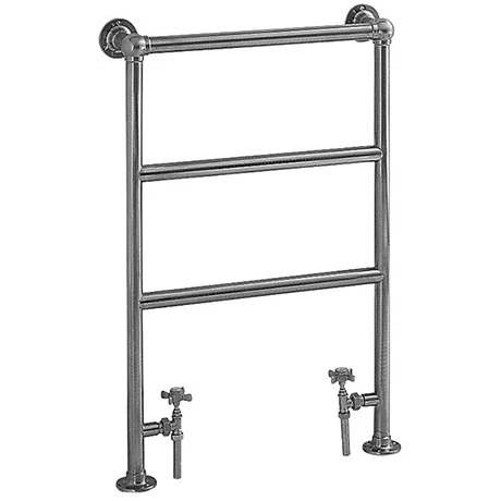 Heritage - Portland Heated Towel Rail with Crosshead Valves - Chrome - AHC76 3 Heritage - Portland Heated Towel Rail with Crosshead Valves - Chrome - AHC76