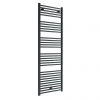 Diamond Heated Towel Rail - W600 x H1800mm - Anthracite - Straight -Cheap Bathroom Heating Store ATR618 p