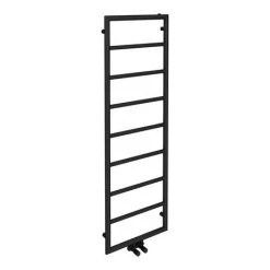 Arezzo Matt Black 1500 x 500 Ladder Heated Towel Rail -Cheap Bathroom Heating Store AZ15MB d4 460
