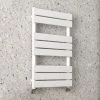 Arezzo Matt White 840 x 500mm Heated Towel Rail 1 Arezzo Matt White 840 x 500mm Heated Towel Rail -Cheap Bathroom Heating Store AZMW849 p