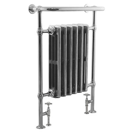 Bampton Traditional 960 x 675mm Heated Towel Radiator - Chrome 3 Bampton Traditional 960 x 675mm Heated Towel Radiator - Chrome