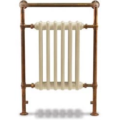 Bampton Traditional Copper 960 x 675mm Heated Towel Radiator