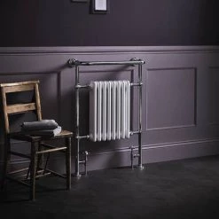 Bayswater Clifford Heated Towel Rail Radiator 965 x 673mm -Cheap Bathroom Heating Store BAYR001 D3 460