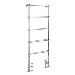 Bayswater Juliet Floor Mounted Heated Towel Rail 1549 x 598mm