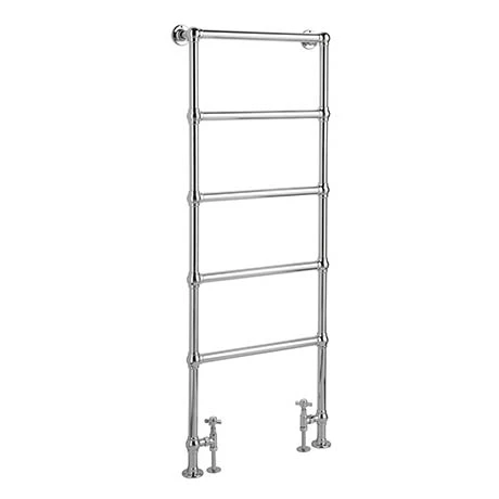 Bayswater Juliet Floor Mounted Heated Towel Rail 1549 x 598mm 3 Bayswater Juliet Floor Mounted Heated Towel Rail 1549 x 598mm
