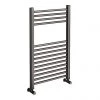Brooklyn 800 x 500mm Satin Gunmetal Grey Straight Heated Towel Rail 2 Brooklyn 800 x 500mm Satin Gunmetal Grey Straight Heated Towel Rail -Cheap Bathroom Heating Store BGG8X5 prod
