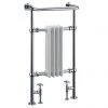 Burlington Bloomsbury Radiator and Angled Valves -Cheap Bathroom Heating Store BUR BLOOM VALV p