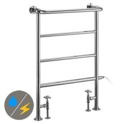 Burlington Full Berkeley Traditional Radiator (inc. Valves + Electric Heating Kit)