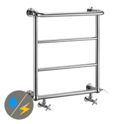 Burlington Traditional Full Cleaver Radiator (inc. Valves + Electric Heating Kit)