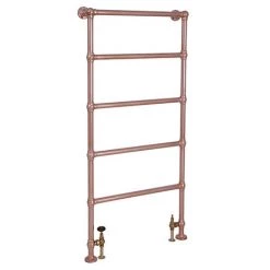 Castleford Traditional Copper 1550 x 626mm Steel Towel Rail