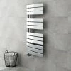 Delta Chrome Designer Heated Towel Rail 1080 x 550mm 2 Delta Chrome Designer Heated Towel Rail 1080 x 550mm -Cheap Bathroom Heating Store CDR55X1080 prod