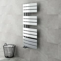 Delta Chrome Designer Heated Towel Rail 1080 x 550mm