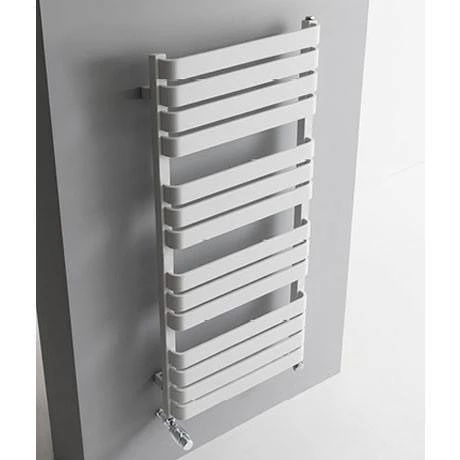 Crosswater Celeste Towel Rail - 500 x 1100mm - Soft White Matte 4 Crosswater Celeste Towel Rail - 500 x 1100mm - Soft White Matte - Image 2