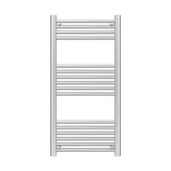 Diamond Heated Towel Rail - W500 x H1000mm - Chrome - Straight -Cheap Bathroom Heating Store COL015 d1 460