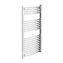 Diamond Curved Heated Towel Rail - 600mm x 1200mm - Chrome -Cheap Bathroom Heating Store COL020 d2 460