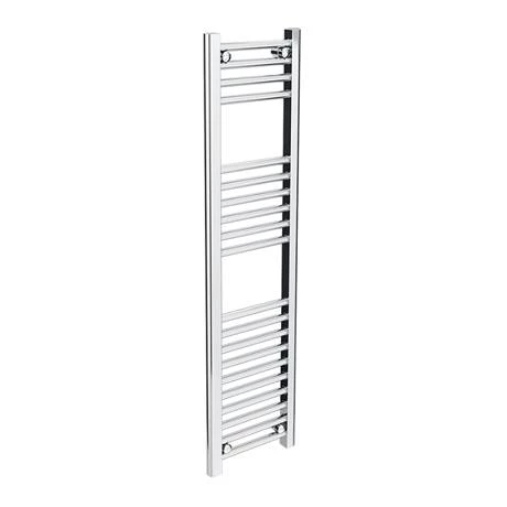 Diamond Heated Towel Rail - W300 x H1200mm - Chrome - Straight 5 Diamond Heated Towel Rail - W300 x H1200mm - Chrome - Straight - Image 3