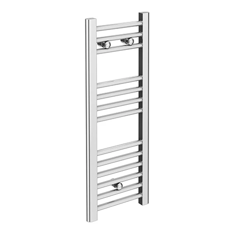 Diamond Heated Towel Rail - W300 x H800mm - Chrome - Straight 3 Diamond Heated Towel Rail - W300 x H800mm - Chrome - Straight
