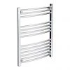 Diamond Curved Heated Towel Rail - W600 x H800mm - Chrome 2 Diamond Curved Heated Towel Rail - W600 x H800mm - Chrome -Cheap Bathroom Heating Store COL032 P1