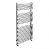 Luca Designer Heated Towel Rail 600 x 1190mm - Chrome -Cheap Bathroom Heating Store COL083 n p