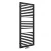 Cruze Designer Heated Towel Rail - Matt Black (1228 x 500mm) -Cheap Bathroom Heating Store CRZTR125 l 670