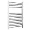 Chrome Curved Ladder Heated Towel Rail 500 x 700mm - MTY066 -Cheap Bathroom Heating Store Chrome Curved Ladder Heated Towel Rail 500 x 700mm Medium