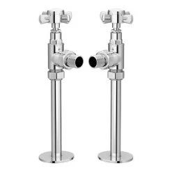 Chatsworth Savoy Traditional Towel Rail (incl. Valves + Electric Heating Kit) -Cheap Bathroom Heating Store ERD01 PK d4 460