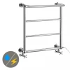 Maine 642 x 720mm Traditional Towel Rail (incl. Valves + Electric Heating Kit) -Cheap Bathroom Heating Store ERD06 EHK p