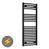 Reina Diva H800 x W600mm Black Curved Electric Towel Rail 1 Reina Diva H800 x W600mm Black Curved Electric Towel Rail -Cheap Bathroom Heating Store ES508BC P 3