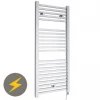 Hudson Reed 1110 x 500mm Electric Square Heated Towel Rail - Chrome - HL151 -Cheap Bathroom Heating Store HL151 prod