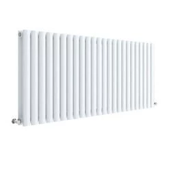 Hudson Reed Revive 600 x 1398mm Horizontal Double Panel Radiator - Gloss White - HL340D