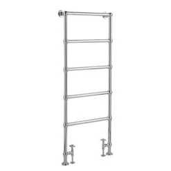 Hudson Reed Countess Floor Mounted Towel Rail 1550 x 600mm - Chrome - HL355