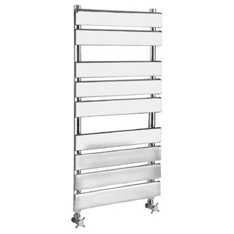 Hudson Reed - Piazza 9 Bar Heated Towel Rail 500 x 950mm - Chrome - HL382 2 Hudson Reed - Piazza 9 Bar Heated Towel Rail 500 x 950mm - Chrome - HL382