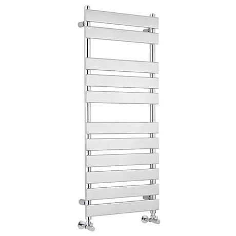 Hudson Reed Piazza 11 Bar Heated Towel Rail 1200 x 500mm - Chrome - HL396 3 Hudson Reed Piazza 11 Bar Heated Towel Rail 1200 x 500mm - Chrome - HL396