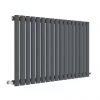 Hudson Reed Revive 600 x 992mm Horizontal Single Panel Radiator - Anthracite - HLA39