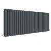 Hudson Reed Revive 600 x 1572mm Horizontal Double Panel Radiator - Anthracite - HLA42D 1 Hudson Reed Revive 600 x 1572mm Horizontal Double Panel Radiator - Anthracite - HLA42D -Cheap Bathroom Heating Store HLA42D P