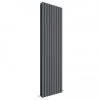 Hudson Reed Sloane 1800 x 528mm Vertical Double Panel Radiator - Anthracite - HLA47D -Cheap Bathroom Heating Store HLA47D P