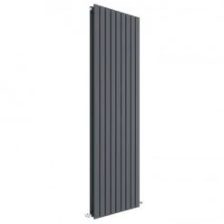 Hudson Reed Sloane 1800 x 528mm Vertical Double Panel Radiator - Anthracite - HLA47D