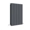 Hudson Reed Sloane 600 x 412mm Horizontal Double Panel Radiator - Anthracite - HLA54D -Cheap Bathroom Heating Store HLA54D P