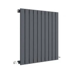 Hudson Reed Sloane 600 x 586mm Horizontal Single Panel Radiator - Anthracite - HLA55