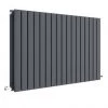 Hudson Reed Sloane 600 x 992mm Horizontal Double Panel Radiator - Anthracite - HLA56D -Cheap Bathroom Heating Store HLA56D P