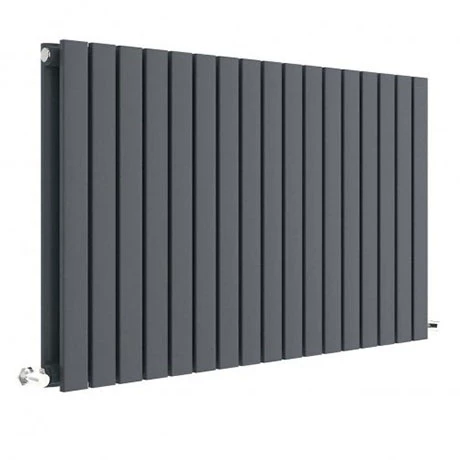 Hudson Reed Sloane 600 x 992mm Horizontal Double Panel Radiator - Anthracite - HLA56D 3 Hudson Reed Sloane 600 x 992mm Horizontal Double Panel Radiator - Anthracite - HLA56D