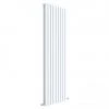 Hudson Reed Sloane 1800 x 528mm Vertical Double Panel Radiator - Satin White - HLW47D -Cheap Bathroom Heating Store HLW47D P