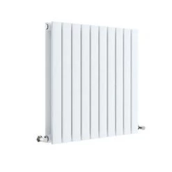 Hudson Reed Sloane 600 x 586mm Horizontal Double Panel Radiator - Satin White - HLW55D