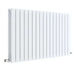 Hudson Reed Sloane 600 x 992mm Horizontal Double Panel Radiator - Satin White - HLW56D